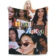 thumbnail image 2 of Jhene Music Aiko Throw Blankets Warm Super Soft and All Season Plush Blanket for Sofa Bed Living Room Decor 60x80, 2 of 6