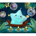 thumbnail image 3 of Almohada DearSun Light Up Star de 35 cm, color azul, 3 of 7