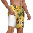 thumbnail image 3 of Goofa Forest Guard Printed Men's Swim Trunks Board Shorts Quick Dry Mens Swimming Trunks with Compression Liner,Breathable Fit Hawaii Beach Shorts-XX-Large, 3 of 9