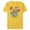 Yellow, variant on Disney Lilo & Stitch Beach Vibes Sunny Surfing Aloha - Short Sleeve Blended T-Shirt for Adults - Customized-Yellow