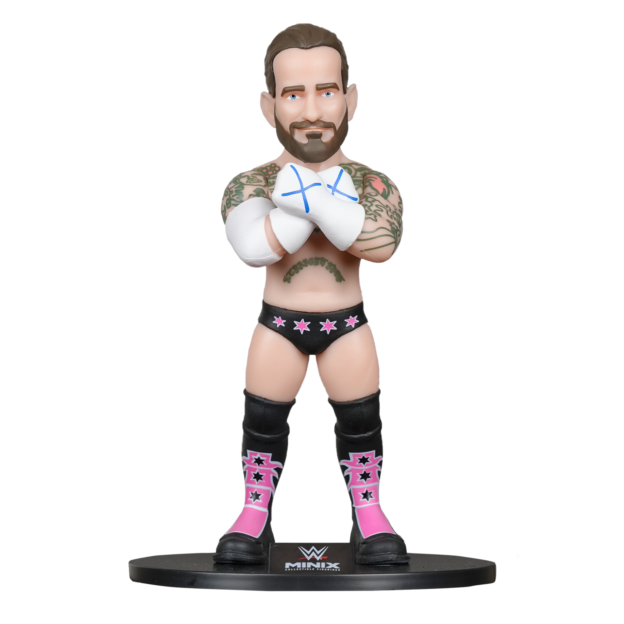 CM Punk - WWE Minix Collectible Figurine (4.7 inch) Minix WWE Toy Wrestling Action Figure