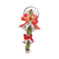 thumbnail image 1 of Colgante de adorno de campana Hugo Navidad con lazo plata, 1 of 10