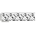 thumbnail image 2 of Ambesonne Butterfly Fabric by the Yard Upholstery, Monochrome Bug Design, 1 Yard, White and Black, 2 of 4
