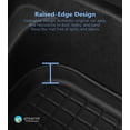 thumbnail image 3 of Rear Trunk Cargo Storage Floor Mat Liner for 2021-2024 Tesla Y 5 Seat, Essential Tesla Accessories All weather Floor Mats for Model Y, 3 of 8