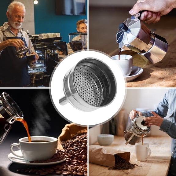 ETEREAUTY Stainless Steel Coffee Filter Cup for Home and Travel Use with Portable, Design