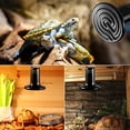 thumbnail image 5 of Calentador de mascotas con bombilla infrarroja de cerámica de 100 W, lámpara para reptiles, anfibios, serpientes, aves, tortugas, gatos y perros., 5 of 5