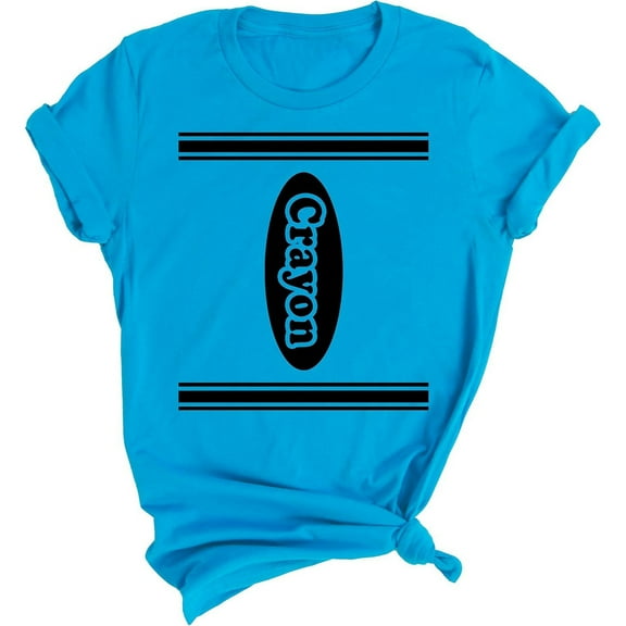 FEIFLY Women's Graphic Print Short Sleeve T Shirt Casual Tops Holiday Female T-Shirts