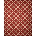 thumbnail image 2 of Nourison Portico Geometric Red 8' x 10'6" Area Rug, (8x11), 2 of 6