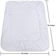 thumbnail image 4 of Funda de colchón Utopia Bedding acolchada, totalmente blanca, 10 unidades, 4 of 7
