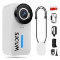 thumbnail image 1 of SJCAM C110+ 4K30FPS Action Camera Ultra HD with EIS, 170 Degree Wide Angle 98FT Waterproof Camera (White), 1 of 6