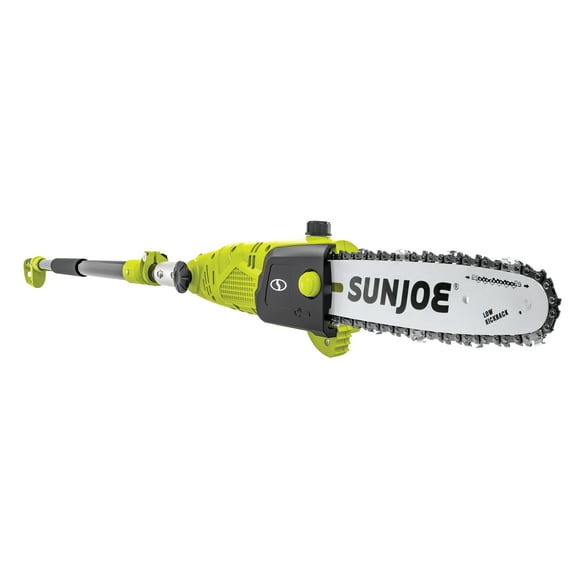 Sun Joe 10 Inch 8 Amp Electric 15 Foot Telescoping Multi Angle Pole Chainsaw