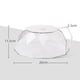 thumbnail image 4 of Cubierta de microondas Macarena protector contra salpicaduras multiusos Claro, 4 of 8
