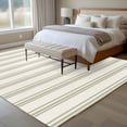 thumbnail image 4 of 6'x9' Area Rugs, Sage Green Striped Indoor Outdoor Area Rug for Living Room Bedroom, Modern Farmhouse Green Stripes Washable Bathroom Rugs Kitchen Floor Carpet Mats Home Decor Aesthetic, 4 of 8