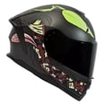 thumbnail image 2 of Casco Para Motociclista Sayto 2W Mate Monster Abatible Con Gafas Certificado Talla L, 2 of 3