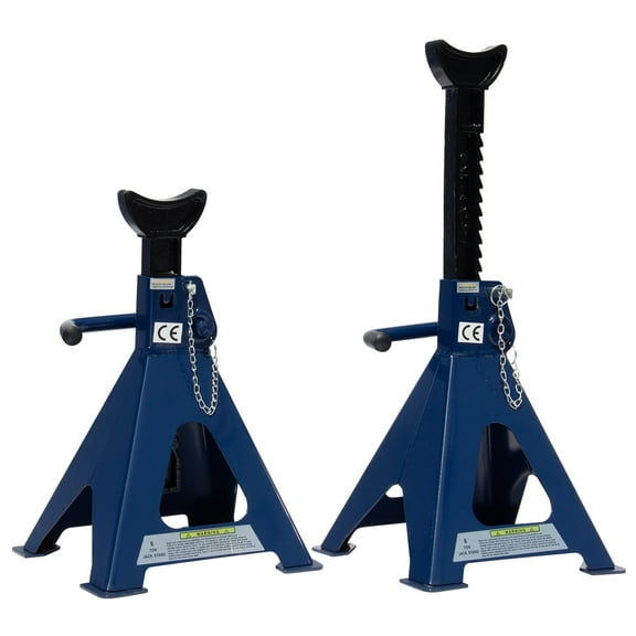 HPDAVV Jack Stands 6 Tons (13,000 lbs) Capacity, 16.7"- 23.8" Lifting Range Heavy Duty Car Jack Stands with Double Locking Pins for Garage, Repair Shop, 1 Pair