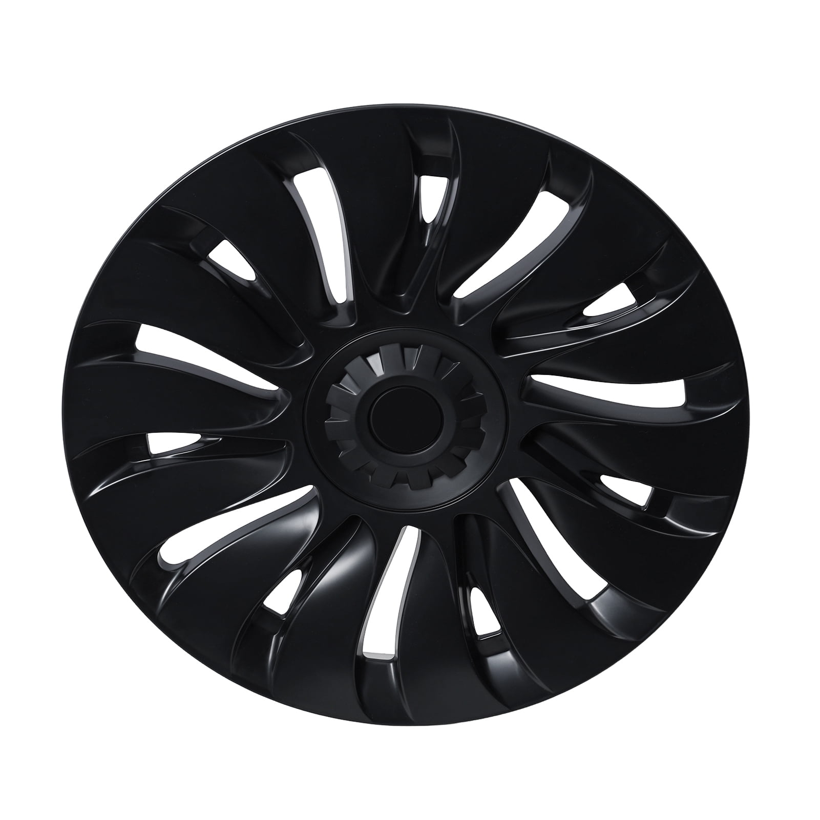 ASKMZ 4Pcs/Set 19-Inch Wheel Cover Hubcap, Automotive Hub Caps, Easy Installation and Stable Fit, Modified Wheel Cover for Tesla Model Y