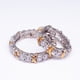 thumbnail image 3 of Precios de Oportunidad, Anillo de separación de color de diamante completo, anillo de pareja de color completo, sensación súper delicada y súper aireada Akmoler, 3 of 8