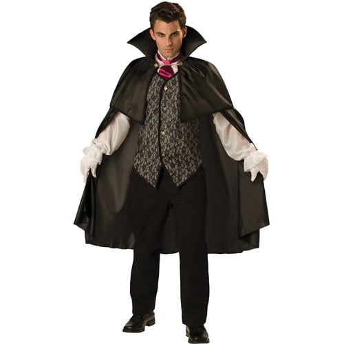 Men's Midnight Vampire Costume - Walmart.com - Walmart.com
