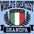 thumbnail image 3 of CafePress - World's Greatest Italian Grandpa Light T Shirt - Men's Classic Graphic T-Shirt, 3 of 4