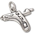 thumbnail image 1 of Sterling Silver 18" Unisex 1.5mm Box Chain 3D Craft Glue Gun Pendant Necklace, 1 of 2