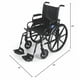 thumbnail image 2 of Silla de ruedas ligera Medline Premium, brazos de escritorio abatibles y reposapiés abatibles, asiento de 50,8 x 45,7 cm (ancho x profundidad), 2 of 2