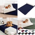 thumbnail image 6 of Pet Blanket Washable Dog Bed Cover for Furniture Protector Indoor Use Couch Sofa Mat Cats Puppy Small Medium Large Breeds, 90.16X29.92 inch, Navy, 6 of 9