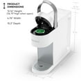 thumbnail image 6 of Keurig K-Slim Single Serve K-Cup Pod Coffee Maker, Multistream Technology, White, 6 of 12