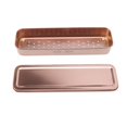 thumbnail image 4 of Stainless Steel Cutlery Tray Holder Kitchen Chopstick Spoon Fork Storage Box with Lid Drainer Rose Gold, 4 of 16