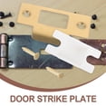 thumbnail image 2 of 1 Set Door Strike Plate Strike Plate Door Latch Plate Door Strike Plates Metal Strike Plate, 2 of 8