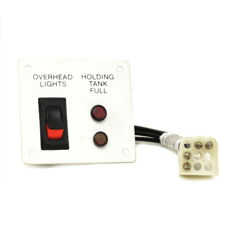Larson Boat Complete Switch Panel | Holding Tank 2 3/4 x 2 1/2 Inch