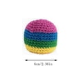 thumbnail image 2 of Dpityserensio Pouf Tricoté Coloré, 2 of 7