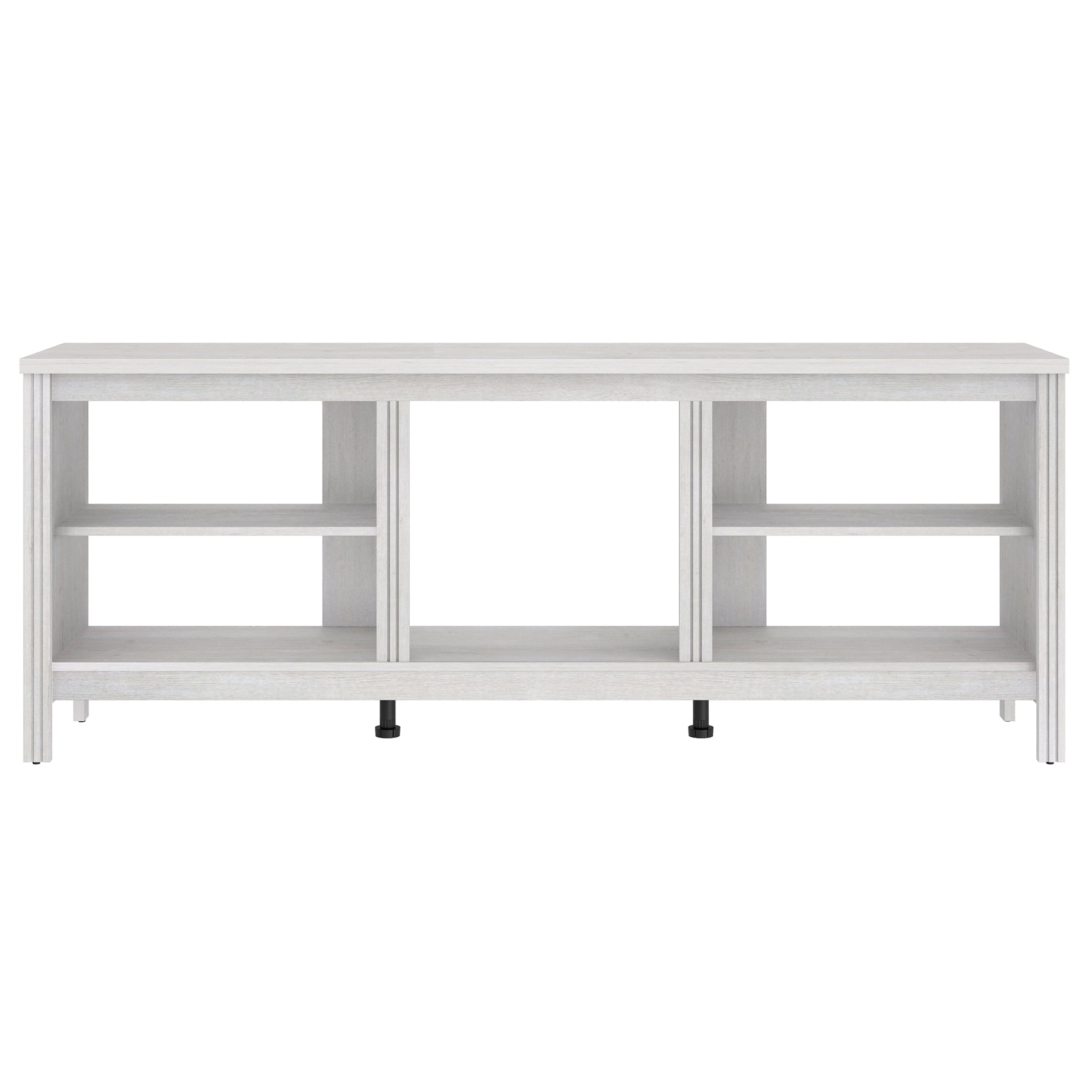 WAMPAT 70 Inch Farmhouse Entertainment Center for Up to 75 Inch TV, White Media Console Table