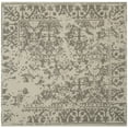 thumbnail image 6 of SAFAVIEH Restoration Vintage Kennard Border Wool Area Rug, Light Sage, 6' x 6' Square, 6 of 10