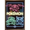 thumbnail image 1 of Pokémon - Neon Group Wall Poster, 14.725" x 22.375" Framed, 1 of 4