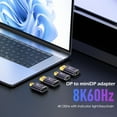 thumbnail image 3 of 8K 60Hz HDMI Female Adapter TO Displayport/miniDP Converter Connectorﻬ I4W1, 3 of 9