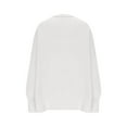 thumbnail image 7 of Byworldtasic Oversized Batwing Sweaters for Women Fall Winter Outfits Trendy Crewneck Knit Fashion Pullover Tops, 7 of 7