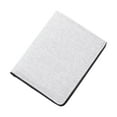 thumbnail image 2 of Cartera de Lona Sunnimix para hombre Titular de Dinero Corto con bolsillo para Monedas Gris blanco, 2 of 8