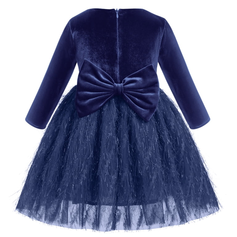 blue velvet christmas dress SHEIN Clasi Women's V-Neck Velvet Christmas & New Year Mini Dress Long  Sleeve Blue Dress Dark Blue Dress