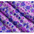 thumbnail image 3 of Soimoi Cotton Poplin Fabric Peony,Tulip & Aster Floral Print Sewing Fabric Yard 56 Inch Wide, 3 of 7