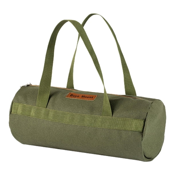 Bolsa organizadora para estacas de tienda, multifuncional, portátil, para guardar estacas de tienda. Verde 33cmx14cm