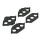 thumbnail image 2 of 4PCS C Corner Templates Woodworking Router Trimmer Template Straight Bevel Corner Locating Template Black, 2 of 5