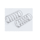 thumbnail image 2 of Compression Spring Wire Diameter 0.039", OD 0.63", Free Length 1.57" Elongated Steel Coil Spring 10pcs, 2 of 3