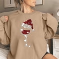 thumbnail image 1 of Jovati Haut de Noël pour Femmes, Haut de Mode Coloré à Imprimé de Noël à Col Rond pour Femmes, Chandails à Manches Longues, 1 of 4