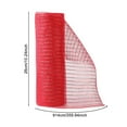 thumbnail image 6 of Dserfhy Christmas Mesh Ribbon 10 Inch x 10 Yards Red/Red White Stripe Metallic Foil Mesh Ribbon Roll for Wreaths Swags Crafts Christmas Tree Holiday Home Decor, 6 of 8