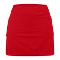 thumbnail image 5 of RYRJJ Tennis Skorts Skirts for Women Golf Athletic Activewear Skorts Mini Summer Workout Running Short with Pockets(Red,XXL), 5 of 6