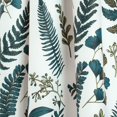 thumbnail image 3 of Lush Decor Devonia Allover Light Filtering Window Curtain Panel Pair, 52"W x 108"L, White & Green, 3 of 5