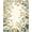 Ivory, Pattern 3, variant on ODIKA 4'x6' Machine Washable Non-Slip Area Rug, Elegant Floral Swirls with Radiant Subtle Blue Highlights Yellow High Traffic Rug, Yellow, 217053