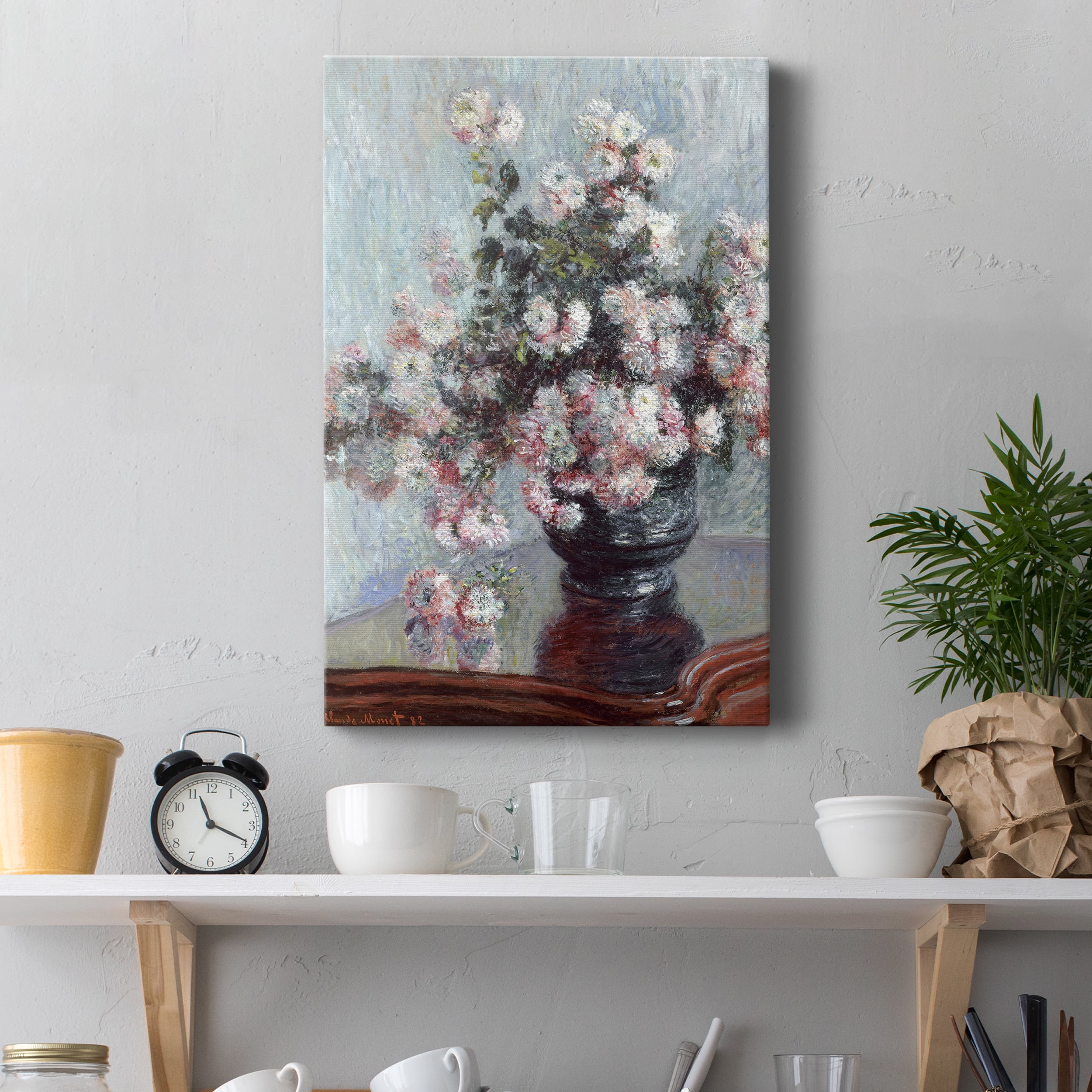 Chrysanthemums Premium Gallery Wrapped Canvas - Ready to Hang - 18 x 27
