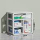 thumbnail image 1 of Caja de medicamentos for el hogar, caja de almacenamiento pequeña de tamaño familiar, tipo cajón, caja de medicamentos de gran capacidad, caja de medicamentos médicos de múltiples capas, 1 of 6