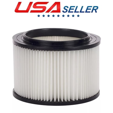 Filtro De Repuesto Para Aspiradora Craftsman 17810 | FilterBros, Blanco, Para Seco/húmedo | Medidas 6.5x6.5x5.75 Pulg